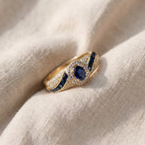 Anel dourado elegante Avelisse Moraziel