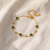 Pulseira dourada elegante Amelisse Glenwyn