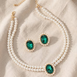 Conjunto de joias douradas Evelina Marchand – um visual elegante e sofisticado