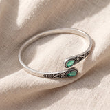 Pulseira elegante Esmeralda Devereux | Prateado