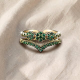 Anel elegante em dourado Nerisse Valgarde