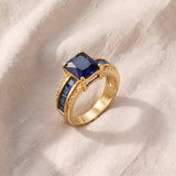 Anel de dourado Kassira Bluemont