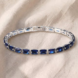 Pulseira de luxo Mireda Thalindra em prateado