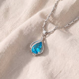 Colar elegante Celestine Vireaux em prateado