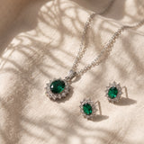 Conjunto elegante de joias Katya Smeryn | Prateado