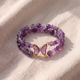 Lindo conjunto de pulseiras de missangas com motivo de borboleta