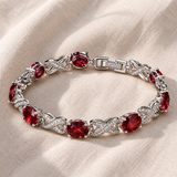 Pulseira elegante Alendra Flameaux em prateado