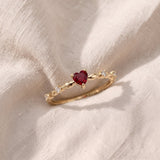 Anel Coralyn Amoura | Anel dourado elegante