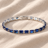 Pulseira de luxo Mireda Thalindra em prateado
