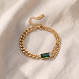 Pulseira dourada elegante Elodie Veyrac