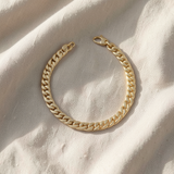 Pulseira cubana elegante Estate | Dourado