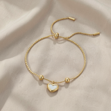 Pulseira Eterna em Forma de Coração – Símbolo Elegante do Amor