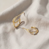 Brincos de cristal elegantes Artie